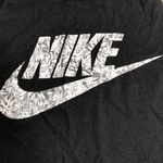 Nike Racerback Tank Top Grey Floral Swoosh Logo Photo 6