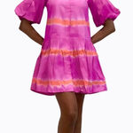 WKND Womens Collared Puff Balloon Sleeve‎ Frock It Dress Pink Size Large NWT Photo 0