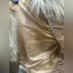 Moda International Striped Faux Fur Vest Brown Size XL Photo 3