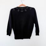 Twenty One Y2K  Beaded Cardigan Size‎ L Black Whimsigoth Witchy Fairy Grunge Goth Photo 5