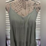 Pure Button Down Top Green Size L Photo 2