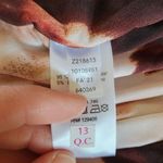 Venus Brown & White Tie Dye Ruched Bodycon Dress Size Medium Photo 6