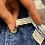 J.Crew 1996 High Waist Cropped Wide Leg Lace Up Jeans Size 28 Coastal Sailor Blue Photo 9