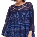 Free People NWT Sun Daze Mini dress in Navy Photo 5