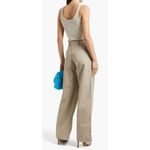 NWT Slvrlake Lola Cotton Twill Wide Leg Pants Sz. 32W Tan Photo 2