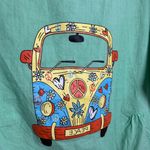 Medium hippie peace van t shirt Green Photo 1