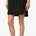 Lululemon On The Fly Skirt Woven Black – Size 8 Photo 0