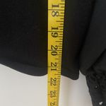 Nikka K Sweater Medium Womens Black Academia Sheer Lace Sleeves Career Holiday Photo 7