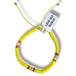 Free People Bohemian Beaded Summer Friendship Bracelet in Yellow Orange Gold NWT Photo 0