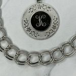 Silver Tone K Initial Chain Link Belt Y2K Festival XS/Small (XS/S) ✨ Photo 7