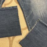 EXPRESS 90’s slim high rise FlexX stretch raw hem jeans, large short: 12/14/16 Photo 14