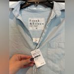 Frank & Eileen Rory Maxi Shirtdress Blue Size M Photo 4