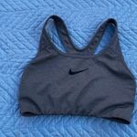Nike Dri Fit Grey Sport Bra Size Medium Photo 0