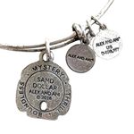 ALEX AND ANI EUC Sand Dollar Bracelet Silver Photo 3