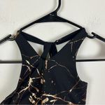 Beyond Yoga  Metallic Foil Cracked Asymmetric Bra XS Photo 1