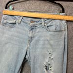 Levi's Women's Superlow Boot Jeans 31 Light Wash Distressed Bootcut Photo 2