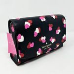 Kate Spade NWT Carson Flutter Hearts Printed Black Red Pink Chain Crossbody Bag Photo 8
