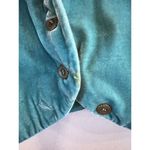 Sunny Leigh  SUPER SOFT TEAL VELVET JACKET‎ SIZE 6 Vintage Photo 3
