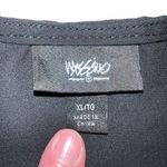 Mossimo Womens Blouse Top Shirt Pullover Sleeveless Black Studded Shoulders XL Photo 5