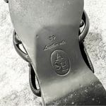 Ash  Women's Ruby Square Toe Strappy Sandals Black Leather Size 39 US 8 Photo 3