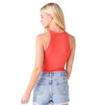 AGOLDE -Rianne High Neck Racerback Ribbed Tank Bodysuit Women's Large Photo 1