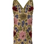 Jovani  NEW Size 0 Nude Multi Beaded Style 25855 Sleeveless Mini Cocktail Dress Photo 6