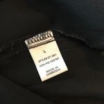 Zenana Outfitters Black Short Sleeve V-Neck Blouse Top Lightweight Womens L Photo 3