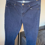 Loft  Dark Indigo Kick Crop Pants Photo 0