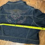 COOGI | Cropped Embellished Denim Jacket Photo 13