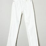Reformation  Cynthia high rise straight jeans in Vintage White Photo 2