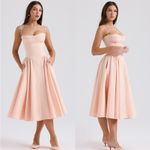 House Of CB Samaria XS D-DD dress. In color peach parfait. NWOT size XS Photo 9