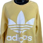 Adidas Trefoil Light Yellow Sweatshirt Photo 1