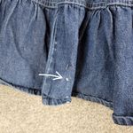 VTG Amici Jean Skirt Womens 8 Blue Denim Drop Waist Tiered Rodeo Western 90s Photo 3