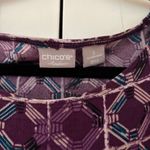 Chico's Chico’s Traveler Size 3 Classic Mosaic Geometric Tile-Print Tunic Size XL Photo 7