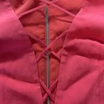 NBD x Naven the twins womens large red mini dress cutout lace lattice sexy party Photo 6