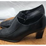 Franco Sarto Black Side Zip Shoes 2" heel Brazil Woman's Size 7.5M Photo 5