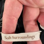 Soft Surroundings Argento Leggings Women's 1X Black Metallic Swirl High Waist Photo 4