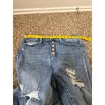 Judy Blue Distressed Skinny Fit Jeans Womens Sz 13/31 Boho Stretchy Button Fly Photo 7