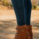 Zodiac  Brown Leather Ankle Boots Size 10 Photo 0