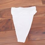 ASOS DESIGN White High Waist Bikini Bottoms Size US 4 Photo 3