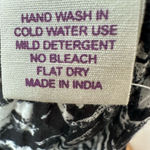 Boemo Women's Black & White Aztec Print Blouse Sample Sz S Boho Indie Y2K Earthy Photo 5