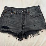 Levi's Levi’s Black Grey 501 Denim Shorts Photo 0