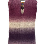 NEW PrettyLittleThing Romper Women Small Ombre Knit Stretch Travel Cover Up Purple Photo 0