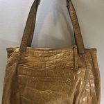 B Makowsky  Pebble Leather Shoulder Bag Gold Accents Photo 1