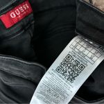 Guess Black Distressed Denim Skinny Jeans Sz 27 Photo 2