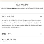 ASTR Shirred Bottom Purple Floral Mini Dress NWT Photo 12