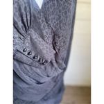 Free People  Let’s Dance Cheetah Black Cocktail Deess Size 8 Photo 12