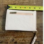 Hanae Mori Faux Leather Purse Wallet Butterfly‎ Shell Pink Travel Bag Paris Photo 2