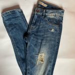 ZARA Trafaluc Premium Wash Ripped Slim Skinny Jeans Women’s size 02 Photo 4