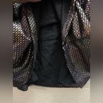 Free People Black and Pink Metallic Woven Dress Photo 5